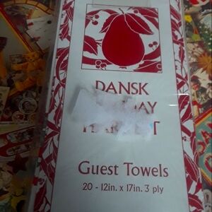 Dansk Paper Guest Towels.  NOS